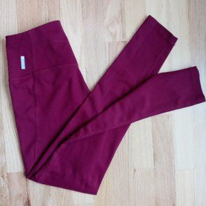Zella Live In High Rise Yoga Leggings Dark Red